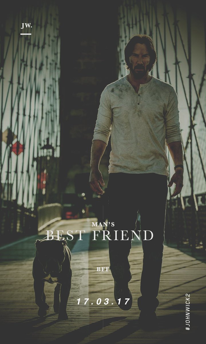 Would you go full John Wick on someone who hurt your dog? #Johnwick2SA 17 March