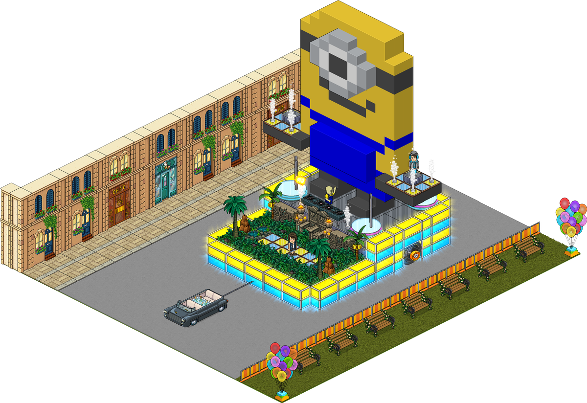alexnogalesHB's tweet photo. Nombre de Sala: Carroza Minion :D
Creador: alexnogales2010
Link de sala: https://t.co/aYgqenR8e7 @ESHabbo #BuildersChallengeHB https://t.co/dvqXZDWimy
