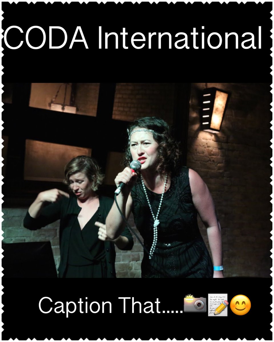 codaintl's tweet photo. 😊📸 Caption That CODA is back this week- we’d love to see your captions for this photo 😊📸 #ChildrenOfDeafAdults #CODAInternational #CODAIntl https://t.co/lNsj3BQXM9