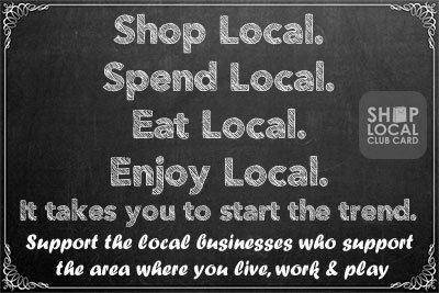 It takes YOU to start the trend.  #ShopLocal &amp; support the local businesses that support the area where you live, work &amp; play #FridayFeeling