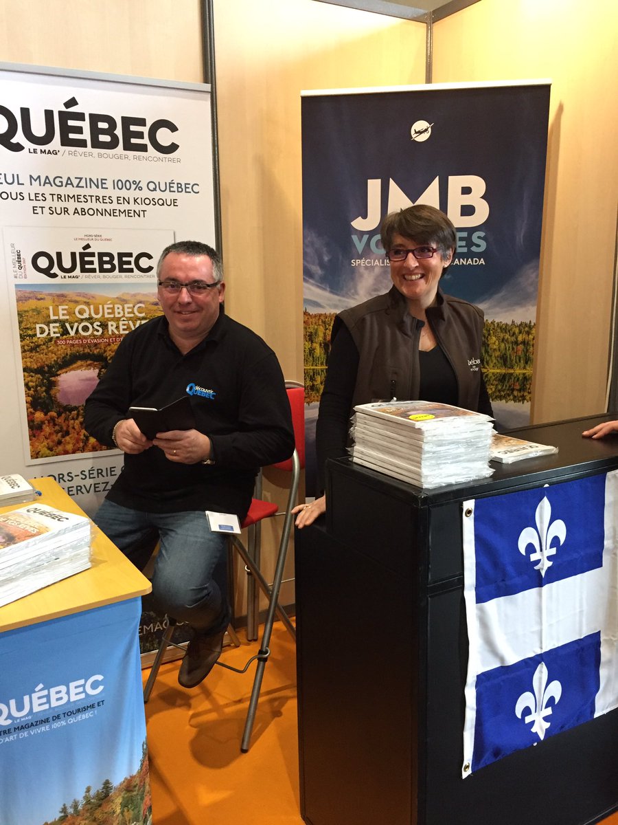JMBVoyages's tweet photo. C'est reparti pour 3 jours de @SalonsTourisme #tourissima à #Lille 😊 Découvrez toutes les destinations au #Quebec et au #Canada proposées 🇨🇦 https://t.co/uyVNDwyWHH