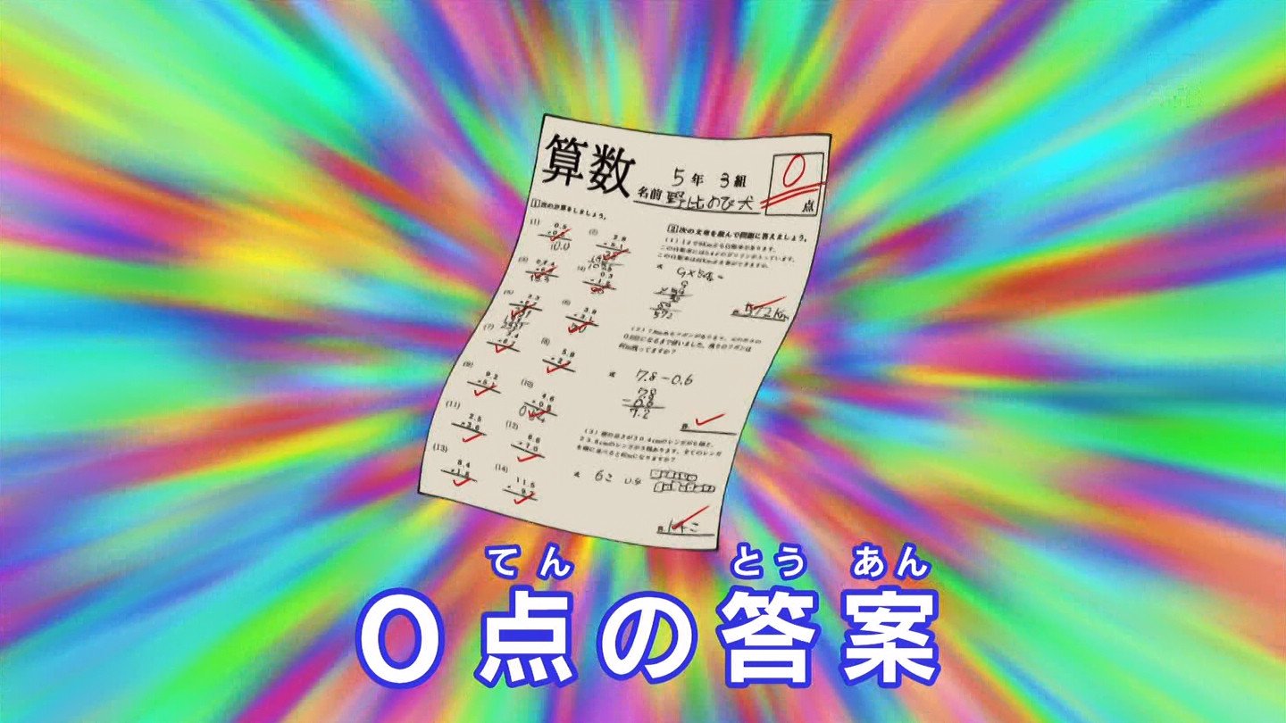 O Xrhsths 嘲笑のひよこ すすき Sto Twitter ０点の答案 Doraemon ドラえもん のび太の日本誕生