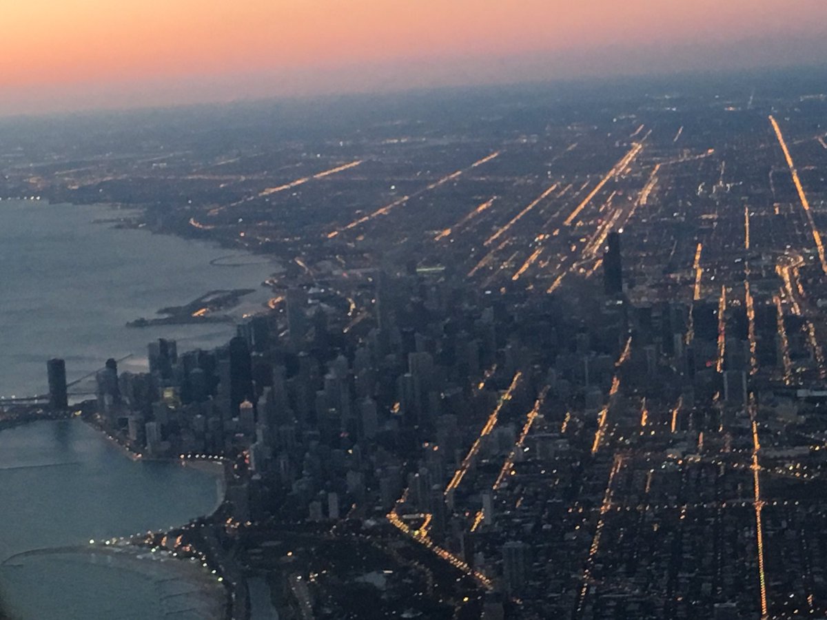 Good morning Chicago - just passing through. Love this airline!