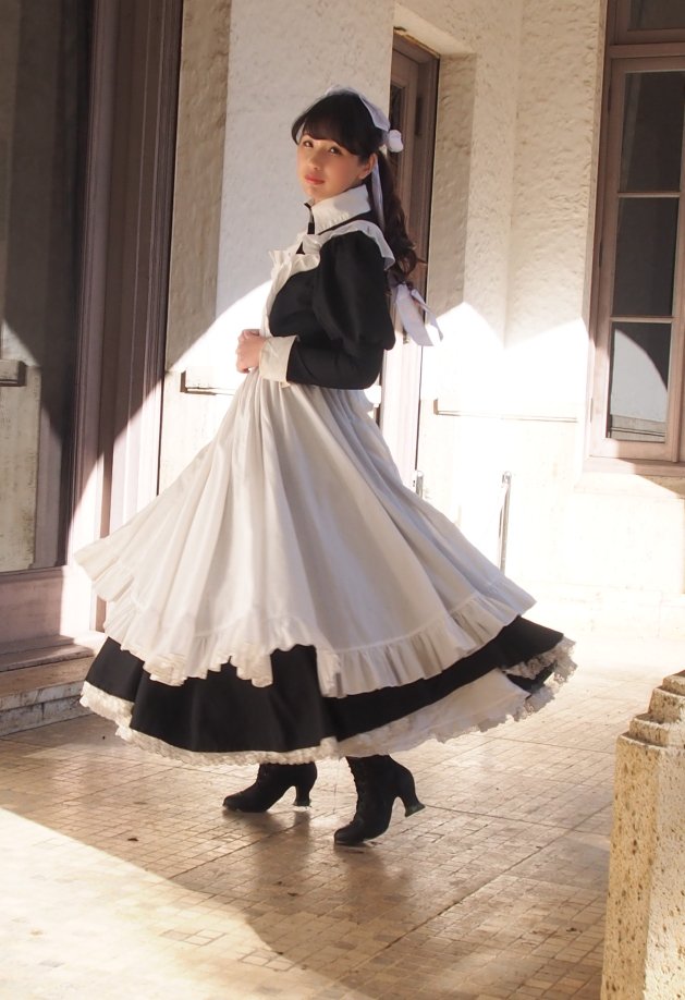 ロング丈メイド喫茶はいいよ