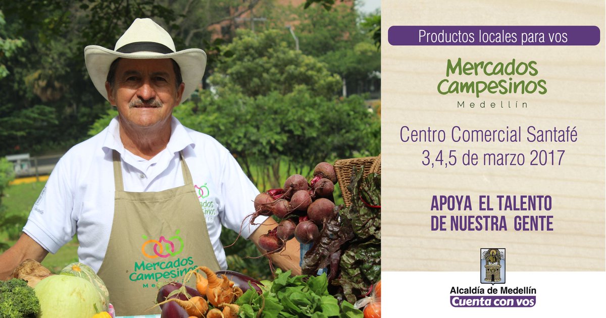 MerCampesinos's tweet photo. Nos estamos preparando, ven y apoya el talento de nuestra gente aquí en el Centro comercial Santafé. https://t.co/tRpWiAQOYU