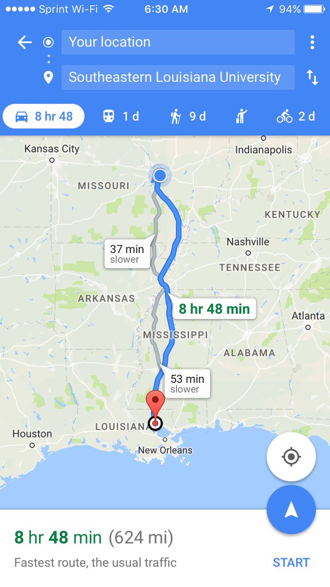 On the road to <a href="/SELUMensLax/">Southeastern Lacrosse</a>. See you in a few hours