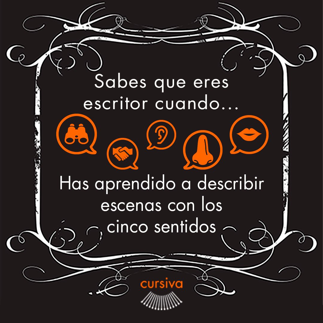 escuelacursiva's tweet photo. Sabes que eres escritor cuando... https://t.co/HHCU33EqpY