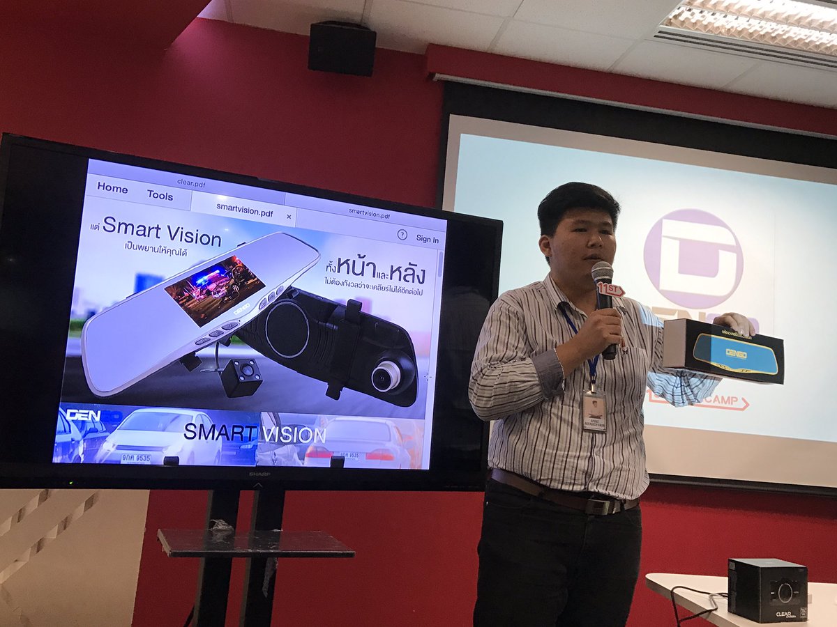 Sarawut_FM's tweet photo. Den go Smartvision กล้องหน้า Full HD มุมมอง 170 องศา กล้องหลัง HD พร้อมฟังก์ชัน WDR ปรับสีให้สด ราคา 1,990 บาท #11streetblogcamp https://t.co/TRtkLMwSK2