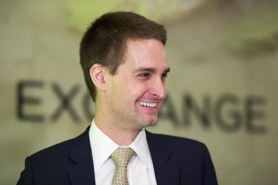 MikeRoer's tweet photo. Snap Inc. stock's had a strong first day on the New York Stock Exchange. https://t.co/4ZkvZPBXyj