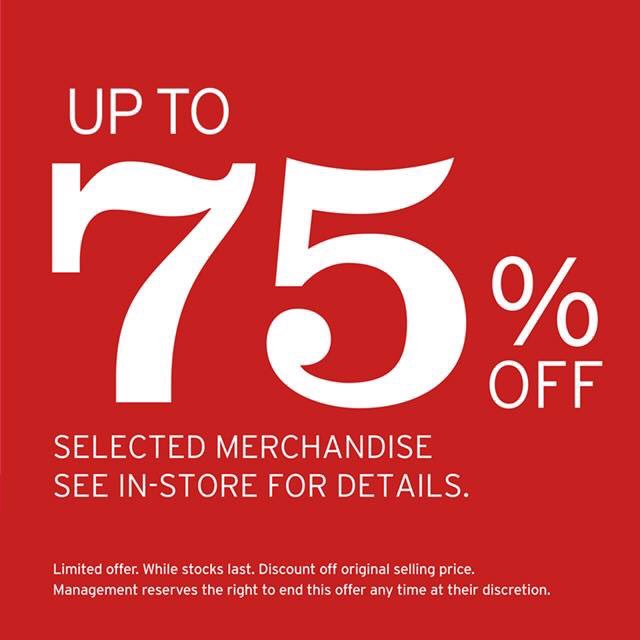 Stuttafords Sals- up to 75% on selected merchandise <a href="/canal_walk/">Canal Walk</a> <a href="/GatewayUmhlanga/">Gateway</a> <a href="/Eastgateshops/">Eastgate Shopping Centre</a> <a href="/SandtonCity/">Sandton City</a>