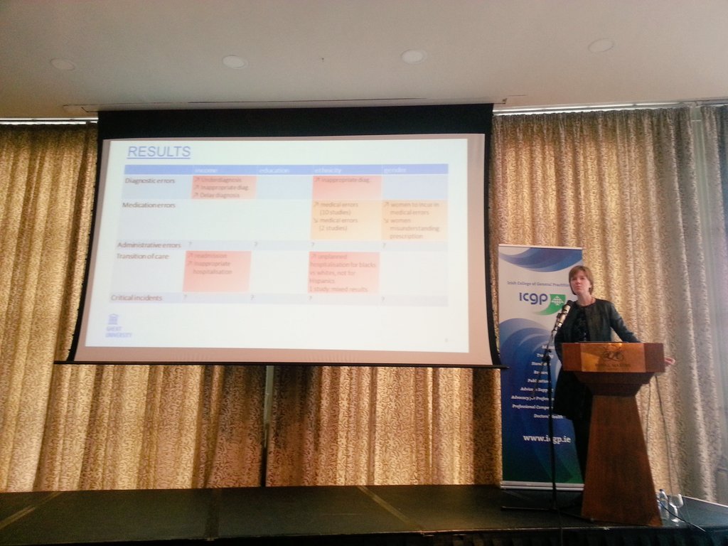 Sara Willems"GP should practice wearing a pair of glasses with two lenses #ptsafety &amp;equity" #EQUIPDublin2017 <a href="/WoncaEurope/">WONCA Europe</a> <a href="/semfyc/">semFYC</a> <a href="/je_pala/">Jesús Palacio</a>