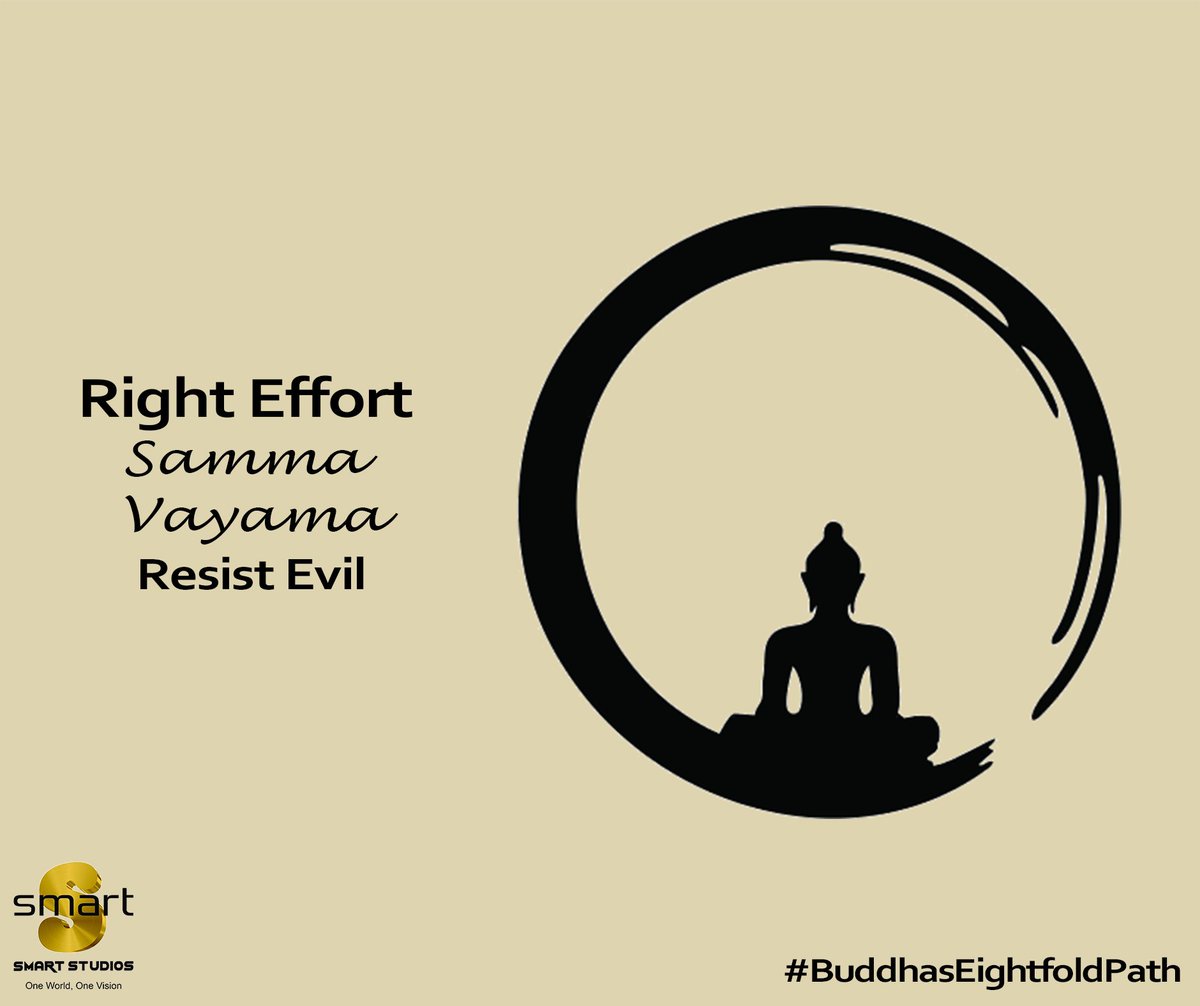 SmartStudios_'s tweet photo. Always put effort into being a better person and making the world a better place, never give up on that.
#BuddhasEightfoldPath #RightEffort https://t.co/G7ZrY8DACr