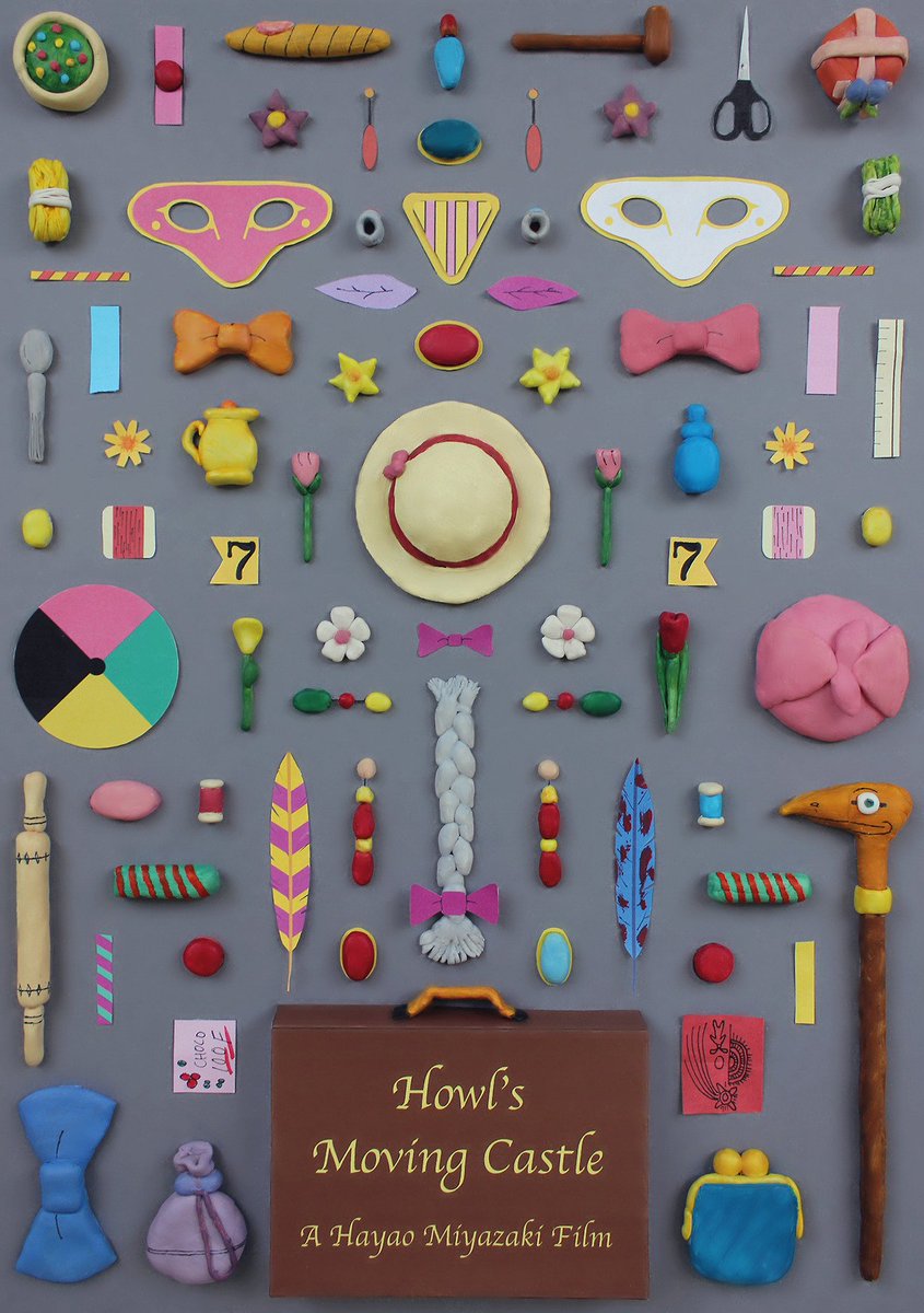gen_ghibli's tweet photo. Carteles que recrean los objetos reconocibles de algunas de las películas más populares de Studio Ghibli. (vía https://t.co/4AedW7vO5C) https://t.co/027K4SWoid