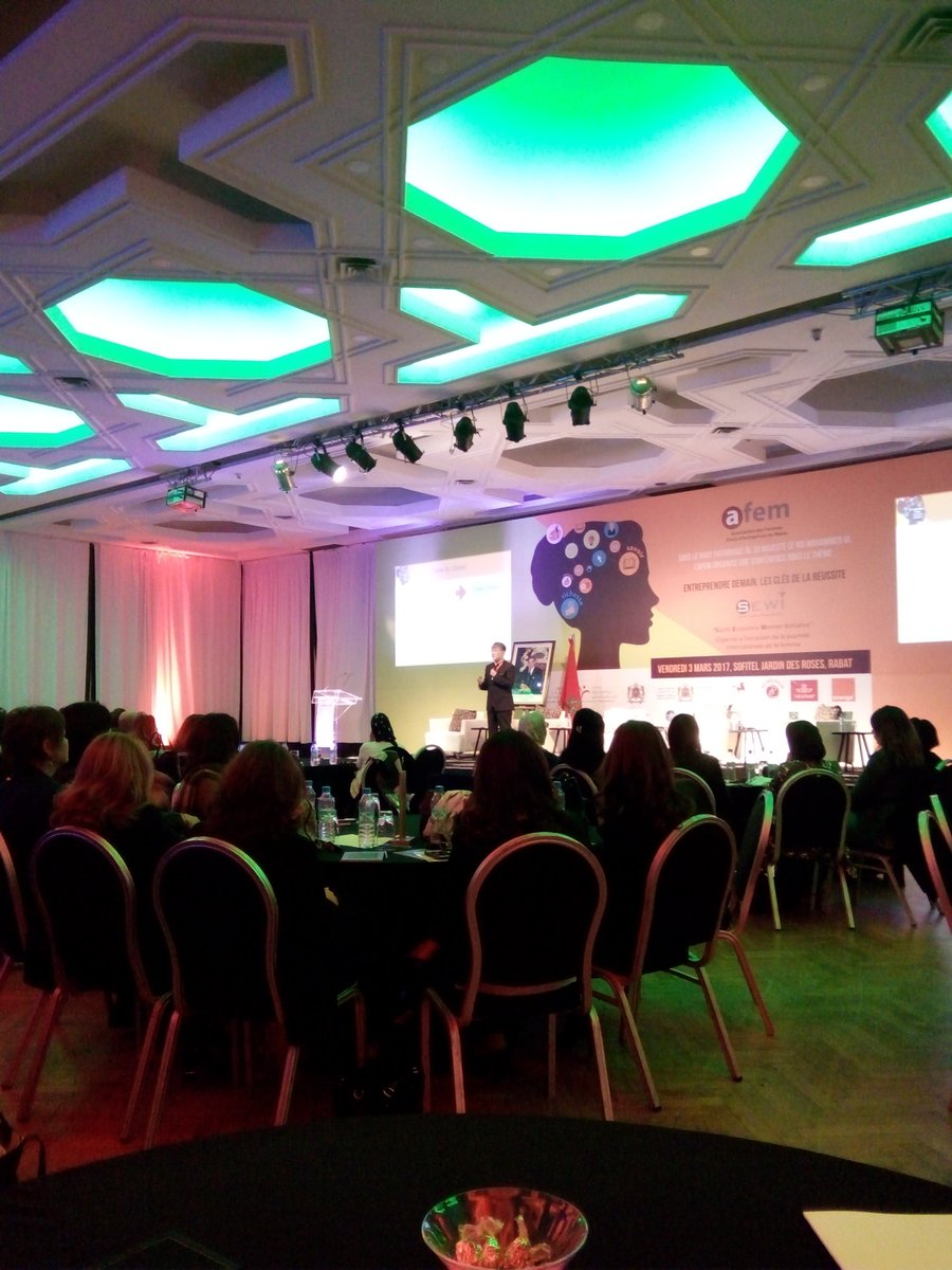 #SEWI2017 l'afem organise une conférence sous le thème "entrependre demain, les clès de la réussite"  #Afem