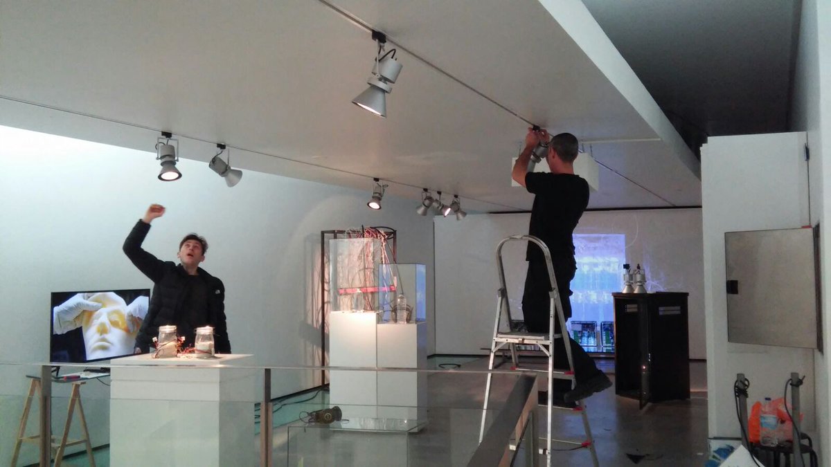 esbaluardmuseu's tweet image. The resident-artist Pierre Pauze is currently working on his project #WaterMemory. See the results in the Observatori hall until 2nd April