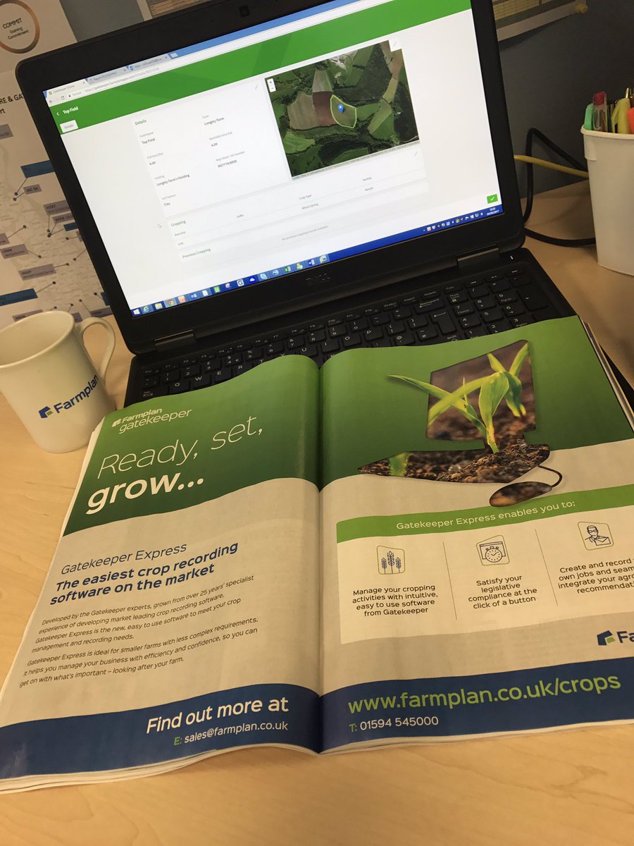 JoPowellFP's tweet photo. Have you seen the latest ad in the #FarmersWeekly for #GKExpress ? Welcome the easiest crop recording software on the market https://t.co/Q0fY2tnJfI