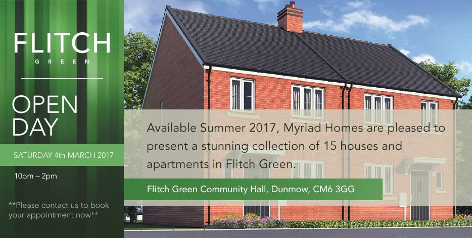 Join us tomorrow and see our fabulous new homes in Dunmow. 10pm - 2pm. Call 03333 201970 today. #Essex #NewHomes #Property