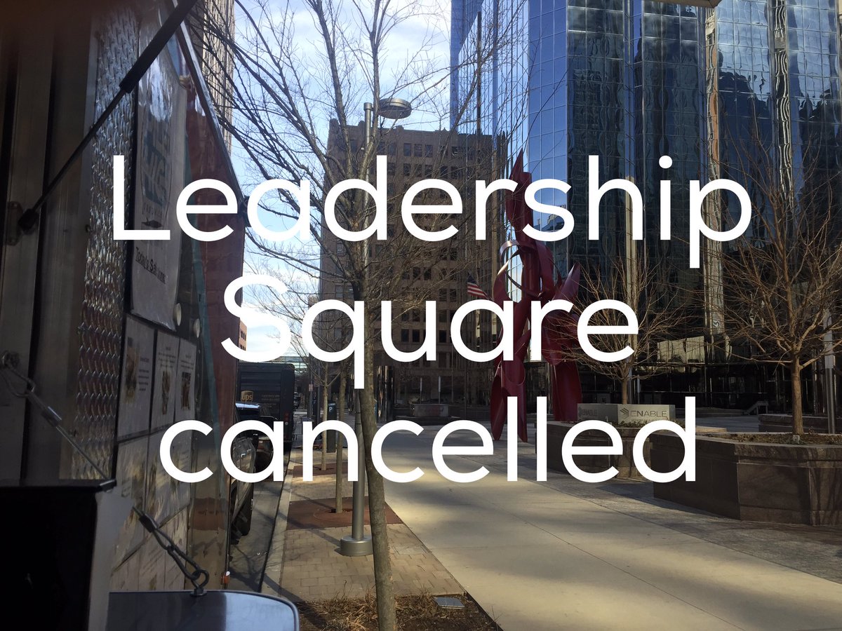 piledhighokc's tweet photo. Unfortunately our breakfast &amp; lunch location will be changed for today. The LeadershipSquare has new rules with parking - check our insta! https://t.co/ZjxwA23Srj