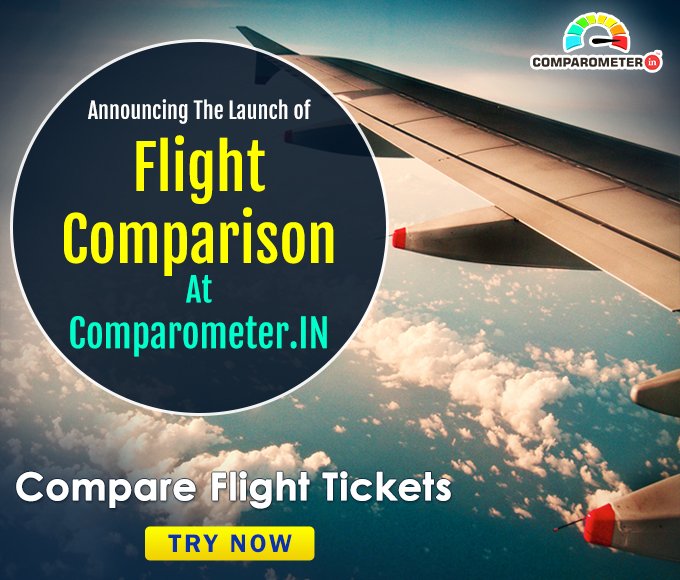 Comparometer's tweet photo. Delighted to announce Flight Comparison. Now book flight tickets on lowest price https://t.co/iWHxhQGRRc
#FlightComparison #PriceComparison https://t.co/M4WU3bfAUj