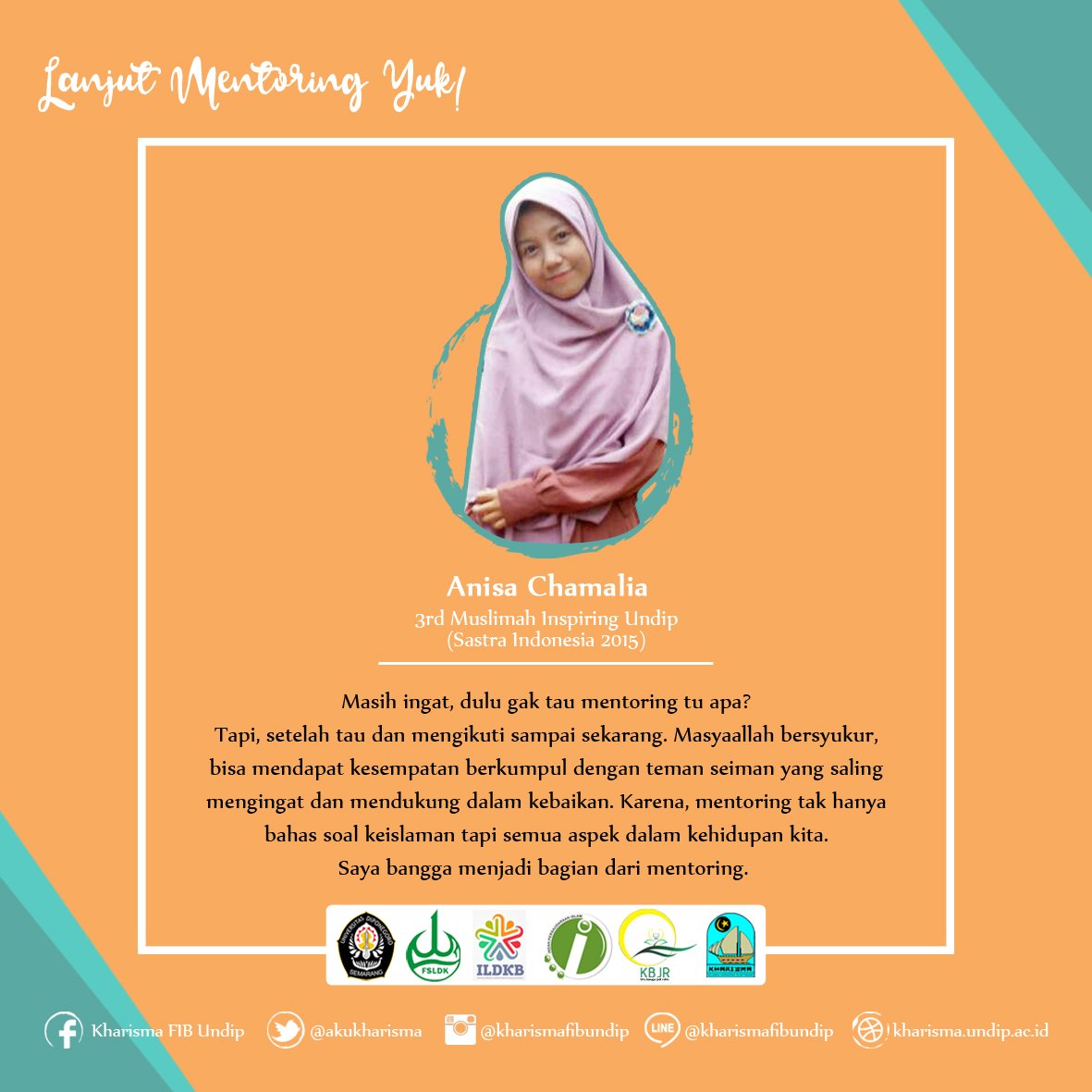 Ketika diri lena, ada seseorang yang membangunkan tidur untuk mencapai impian menjadi kenyataan.
Beruntung bukan?