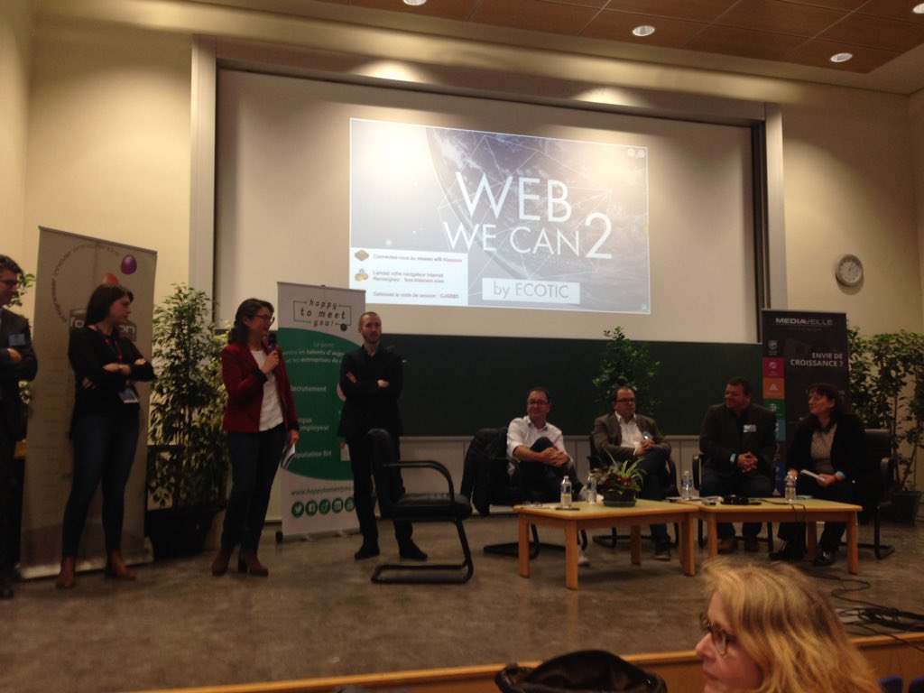 Yumens_MVG's tweet photo. #Webwecan2 C'est parti ! Au programme Génération Y et Z, Qualité au travail et Startup Contest ! https://t.co/9aHX43YiRz