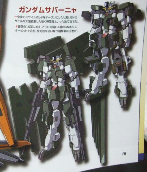 【未組立】MGダブルオークアンタ　HGガンダムハルート ガンダムサバーニャ 004_l.jpg