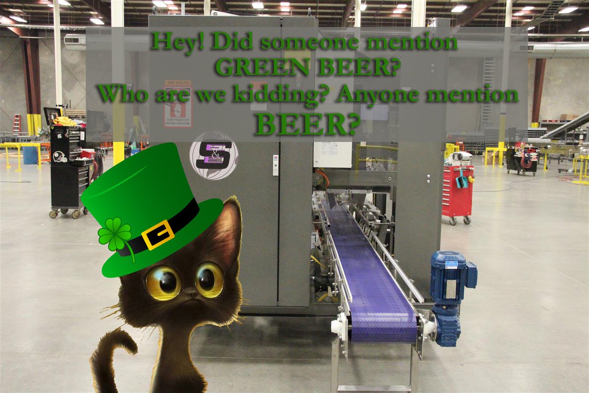 SentryConveyor's tweet photo. It's Friday. It's Friday. Happy and Safe weekend from all of us at #sentryequipment #conveyers #basketerectors #CraftBeer #MaterialHandling https://t.co/AFdsfLL31Z
