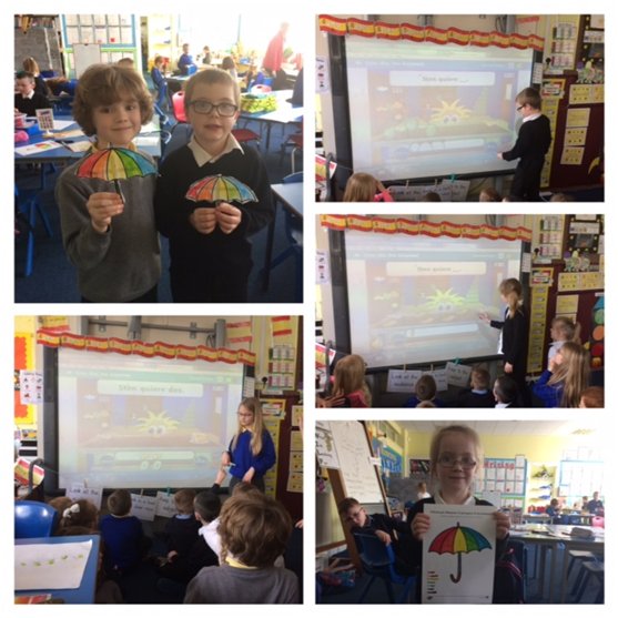 KHSLiteracy's tweet photo. Primary 2/3 pupils at Twechar learning about colours and numbers. https://t.co/Og3PzpF5aS