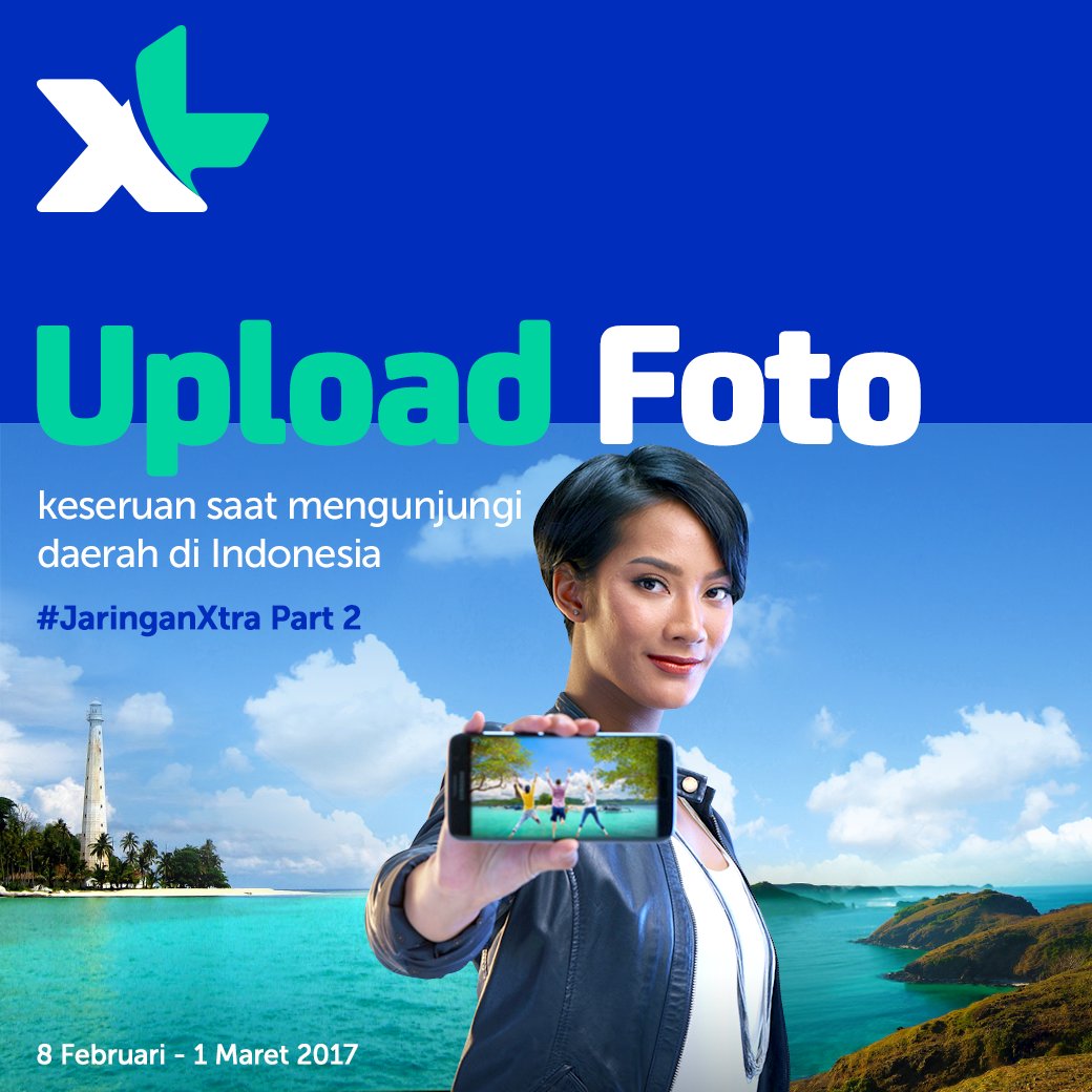 myXL_Jabo's tweet photo. Segera upload foto sebelum kompetisi #JaringanXtra Part 2 ini berakhir pada 1 Maret 2017. Info: https://t.co/DgQYv0fUSa https://t.co/P6ds4R6krt