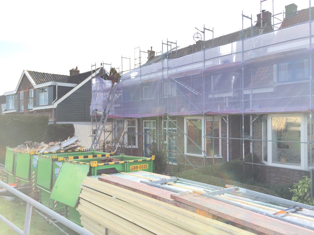 Geen stilte na de storm! <a href="/Heembouw/">Heembouw</a> gestart met groot onderhoud aan 27 Woningen Westzanerdijk Zaandam