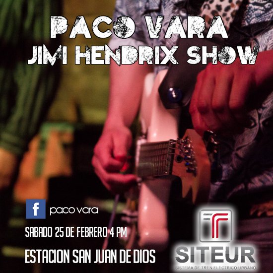 MarCigala's tweet photo. #FelizViernes @pacovara #TributoHendrix @TrenLigeroGDL #SanJuanDeDios #Blues #Rock #music @tokinrecords @rockerosvip @Ocioenlinea @lenusme https://t.co/er5zshPj4K