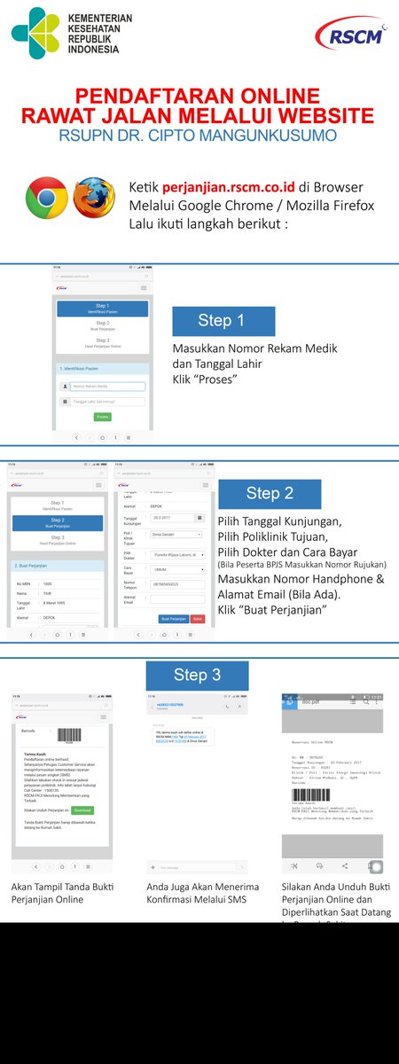 Rscm Auf Twitter Daftar Rawat Jalan Pasien Lama Rscm Official Jadi Lebih Mudah Dan Praktis Melalui Https T Co U15yfpaf7o Rscm Kemenkes Pendaftaran Https T Co Q4jb1gxfpg