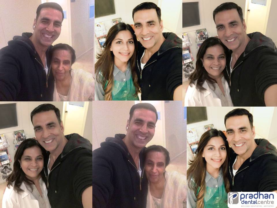 Pradhan Dental On Twitter Selfie Of The Day Rockstar Akshay Kumar Poses With Our Doctors A Patient Selfie Dentist Worklife Bollywood Pradhandentalcentre Https T Co Kitvcqdqje