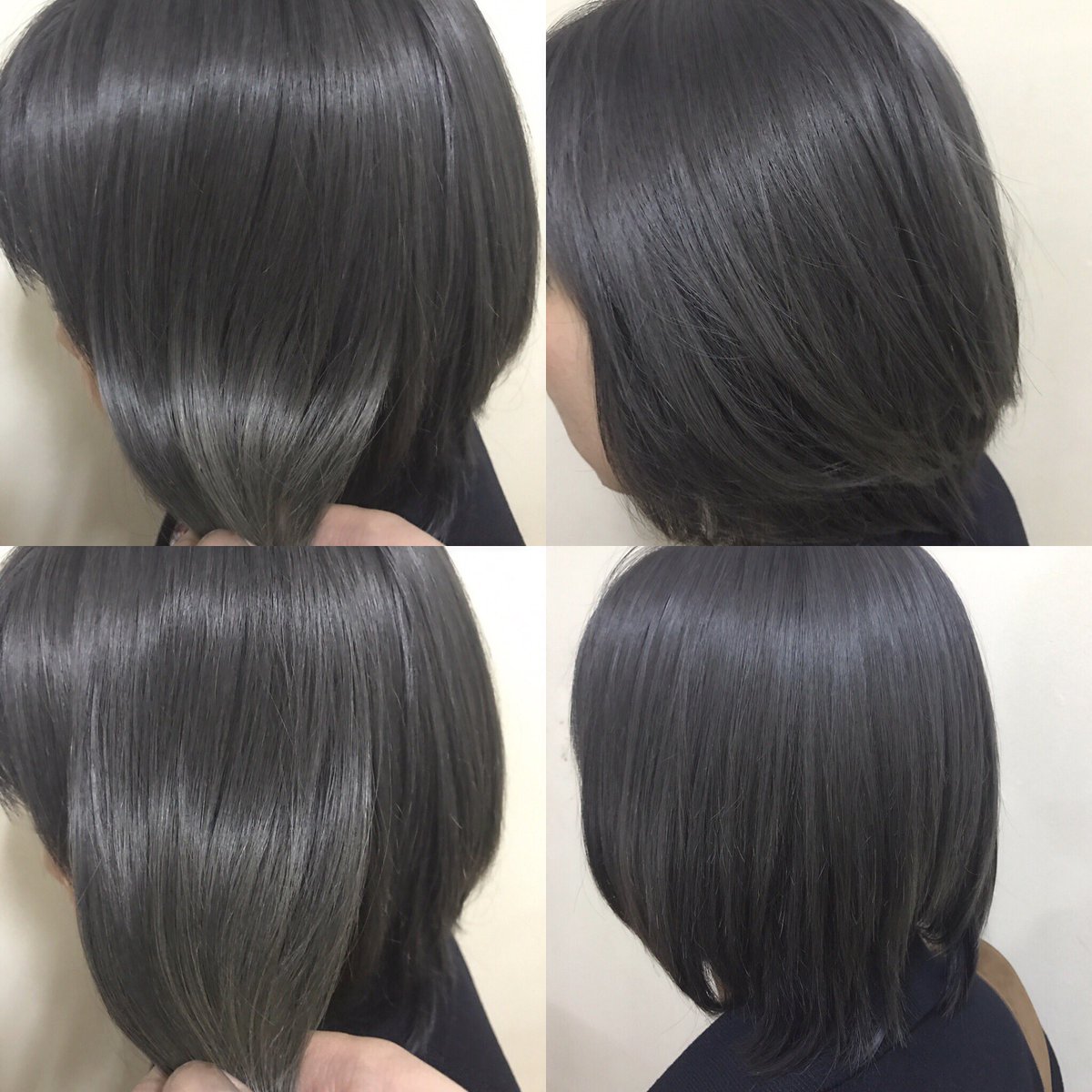 原隼也 グレー ヘアカラー ハイトーン ダブルカラー デザインカラー インナーカラー グラデーションカラー ハイライト 透明感 外国人風 ボブ ショートボブ メンズ メンズヘア モデル デザイナー 美容室 美容師 ヘアサロン きれい