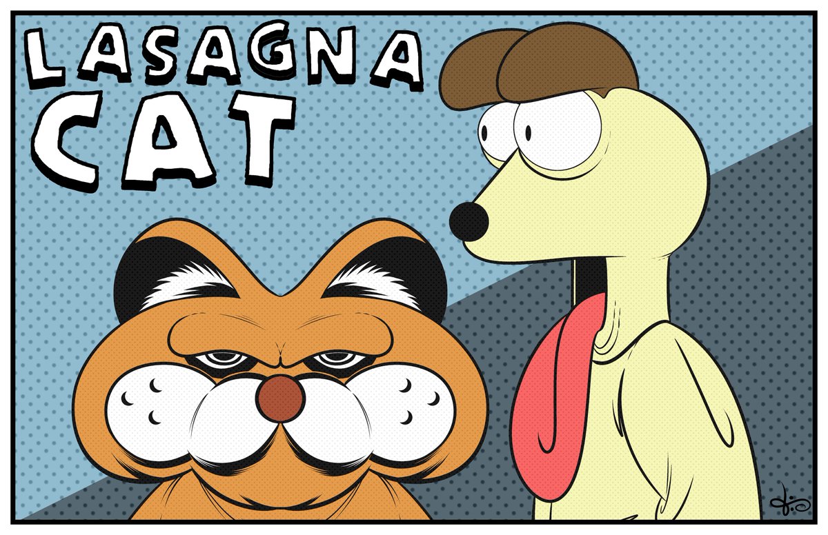Jay_Sandwich's tweet photo. Thank you @fatalfarm for returning with one of my favorite things on the internet! #LasagnaCat #FatalFarm #Art #Fanart #Garfield https://t.co/RG7B2nQpj2