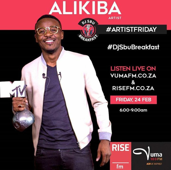kryptodjs's tweet photo. About to welcome @OfficialAliKiba on the #DJSbuBreakfast with @djsbu live on @VumaFM &amp; @RISEfm943 tune in! https://t.co/zC9HEZDDg4