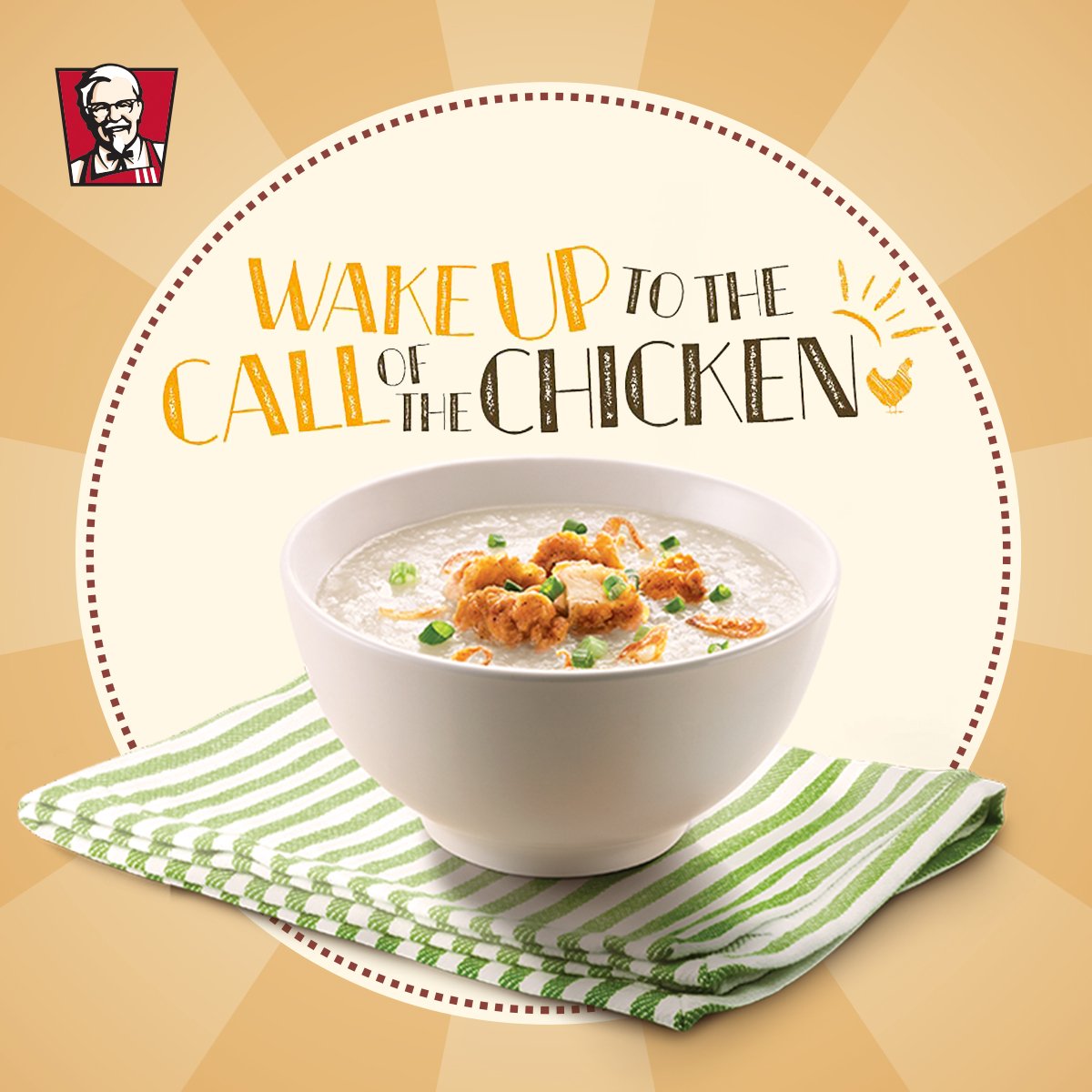 Savour your favourite comfort food on a snuggly Sunday morning! #KFCBreakfast