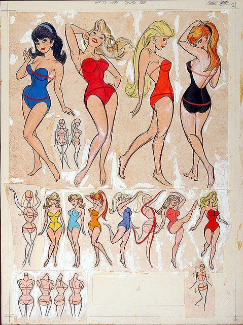 Final art Preston Blair p.21 Walter Foster Book HOW TO ANIMATE FILM CARTOONS 1980. That means camera ready art to make printing plates