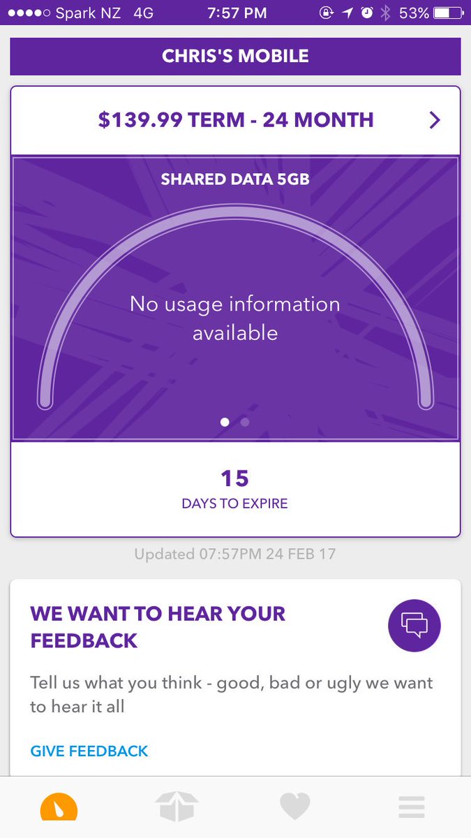Thanks Spark for the new app. Errrm. Who is Chris?? My name is Caroline