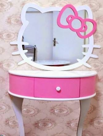 theeori's tweet photo. Tolet(meja rias) Hello Kitty #MeubelJepara #Meubel #Furniture https://t.co/2A0k3bg830