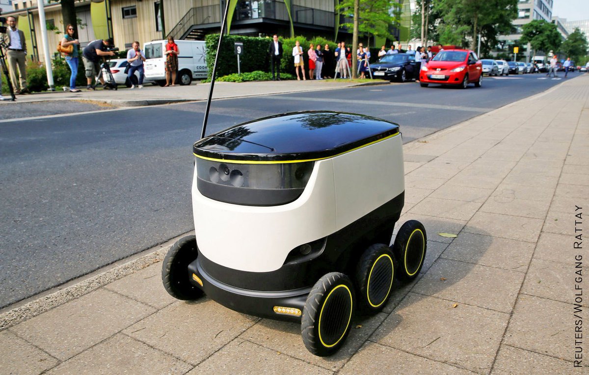 planeterobots's tweet image. Toc toc :) C'est qui ? C'est #Wolt le #robotlivreur de la startup #Starship  !
planeterobots.com/2017/02/24/toc…
 #robots #IA @planeterobots