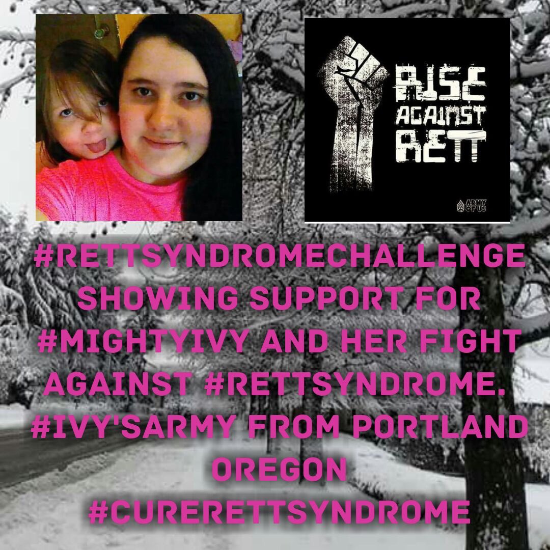 IAmMightyIvy's tweet photo. Tierra and family LOVE #MightyIvy and are spreading #RettSyndrome #Awareness from Portland, OR! #4ellen #EllenMeetIvy @TheEllenShow https://t.co/m7blXoSS0c