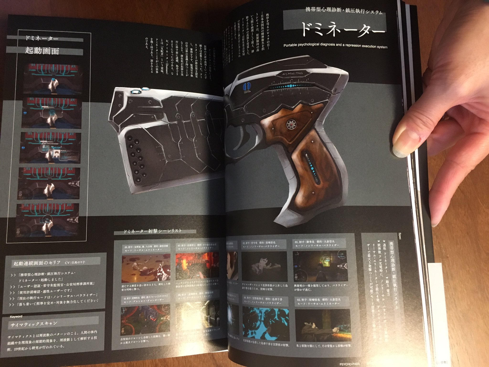 Blue Variance Here S A Few Images From The Psycho Pass Artbook Contents Includes Character Profiles Setting And World Details Full Page Drawings T Co G3ved2eloq