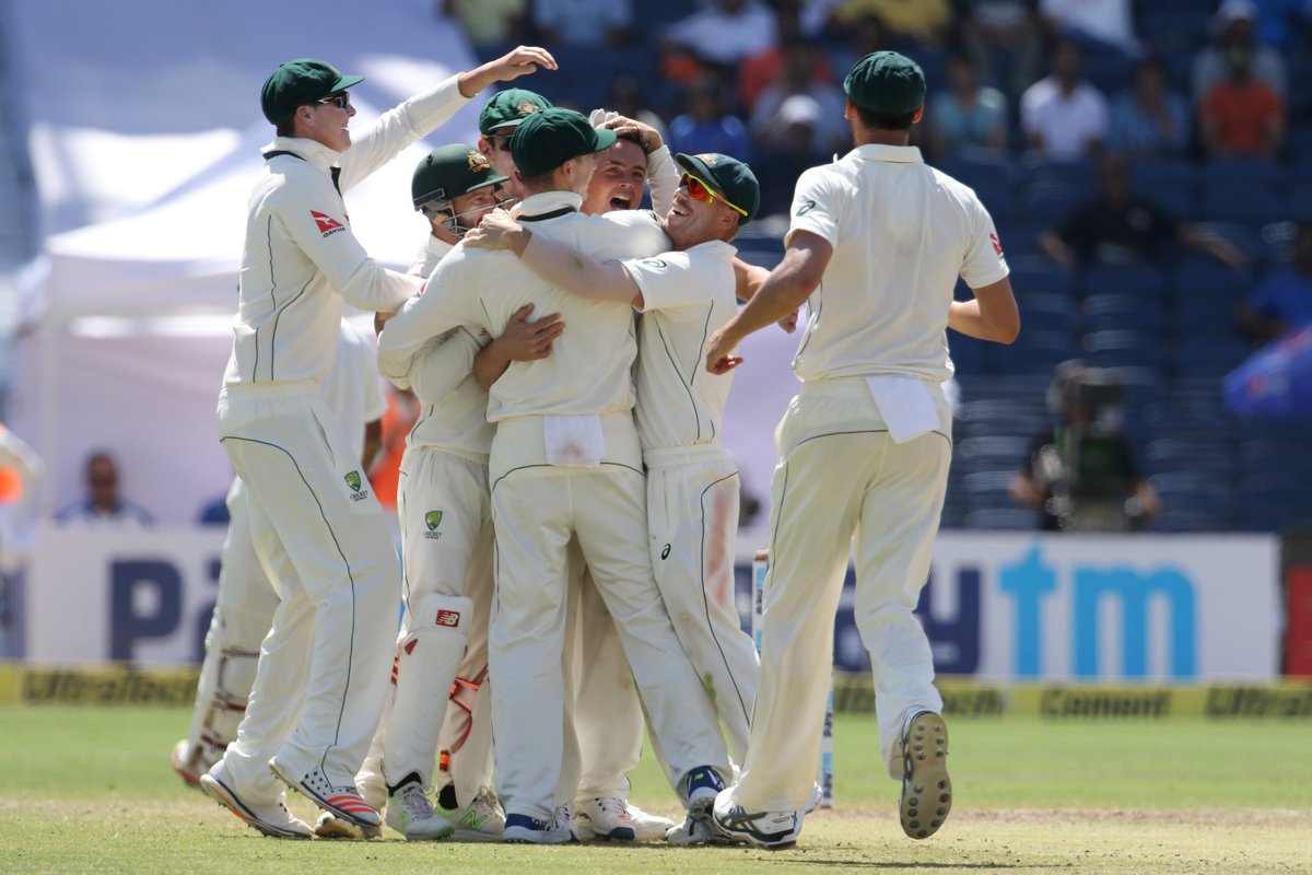 cricketcomau's tweet image. India have lost 6-7.

CAN YOU BELIEVE IT #INDvAUS