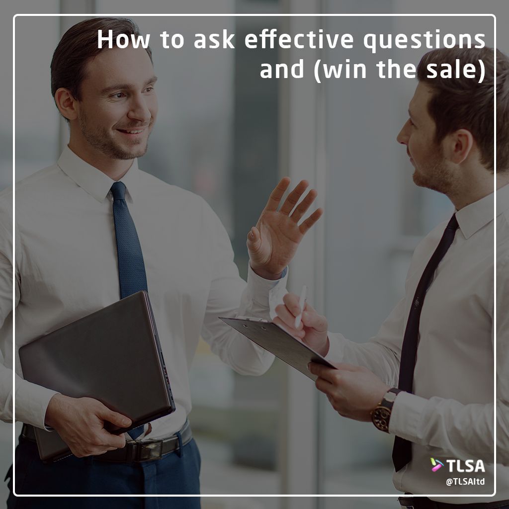 TLSAltd's tweet photo. How well do you manage sales conversations? Here's how to ask effective questions (and win the sale) https://t.co/yxiWM066rC #Sales https://t.co/KhV9Cmmm42