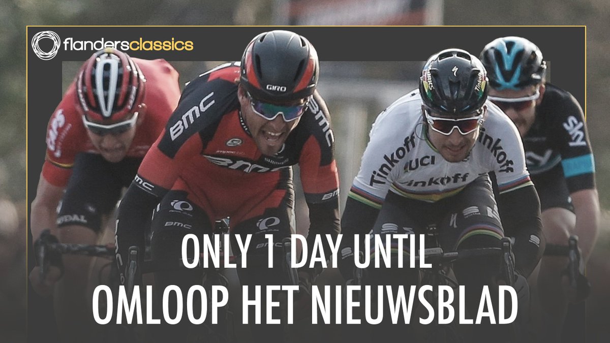 FlandersClassic's tweet photo. We are ready! 💪 https://t.co/2ev6AHkFtN