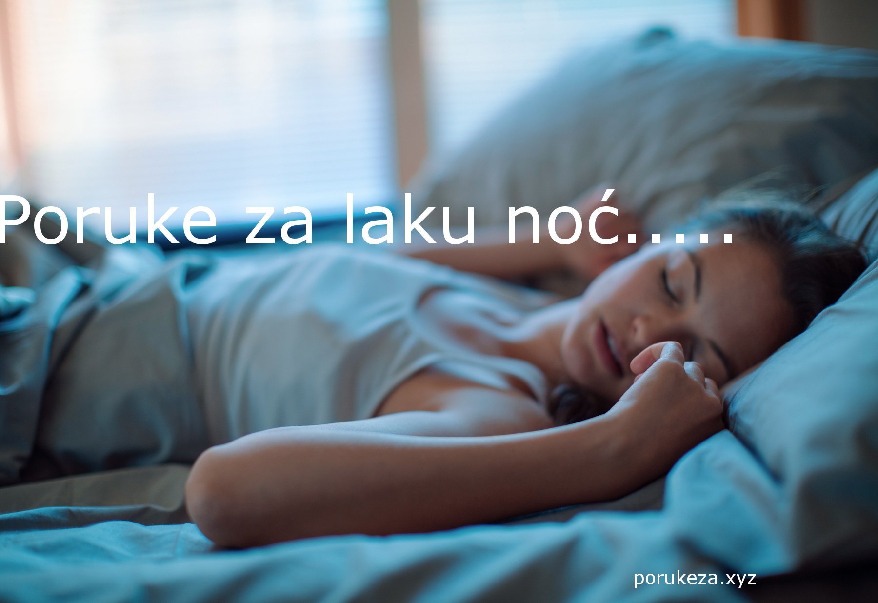 Lijepe ljubavne poruke za laku noc