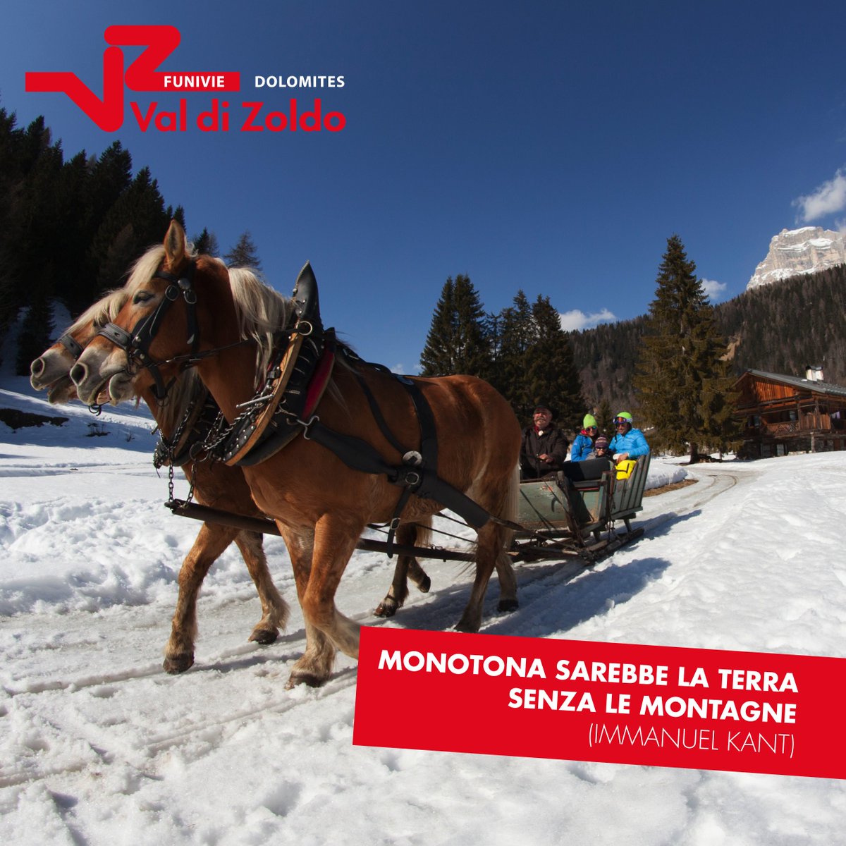 Monotona sarebbe la terra senza le montagne (Immanuel Kant)
#valdizoldoskiarea #sciare #dolomiti
