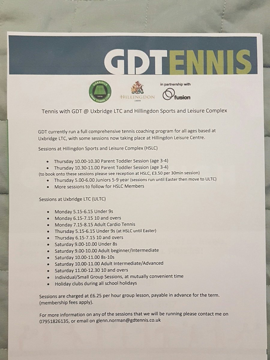 Tennis lessons for all ages <a href="/HillingdonSLC/">HillingdonSLC</a> <a href="/UxbridgeGazette/">Uxbridge Gazette</a> @MNHillingdon <a href="/HillingdonTimes/">Hillingdon Times</a> <a href="/HillingdonWomen/">Hillingdon Women's Centre</a>
