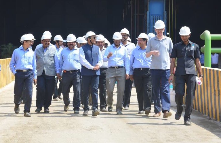 MPNaveenJindal's tweet photo. Visiting the @JSPLCorporate Steel plant at #Angul, Odisha. Good to have @jamescrabtree with us. #MakeInIndia #MakingInIndia https://t.co/ZyI5Xoe3vY